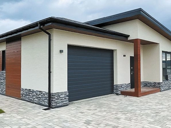 Секционные ворота 2500х2050 мм антрацитовые DoorHan rsd02, shchelkovo.doorhan.ru